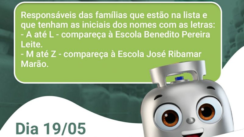 Programa Vale Gás do Governo do Estado em parceria com a Prefeitura de Alto Alegre vai beneficiar nesta primeira etapa 793 famílias. Veja onde receber seu ticket.