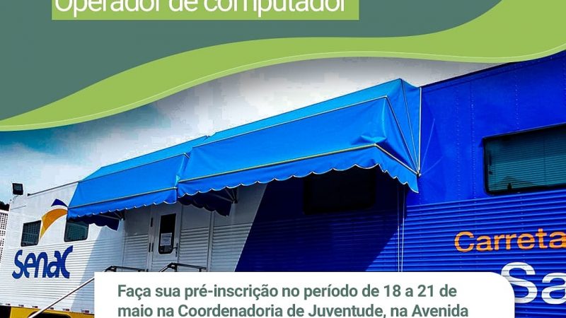 A carreta-escola do Senac vai estacionar em Alto Alegre em Junho. Uma parceria com Prefeitura de Alto Alegre, vai possibilitar levar aos jovens, cursos profissionalizantes e capaciata-los para uma profissão.