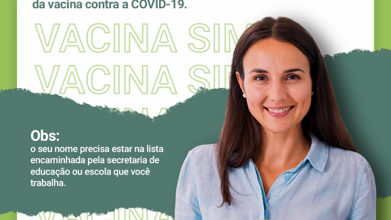 [COVID-19] Atenção profissionais da educação de Alto Alegre do Maranhão que tenha 35 anos acima chegou sua vez de vacinar contra covid-19.