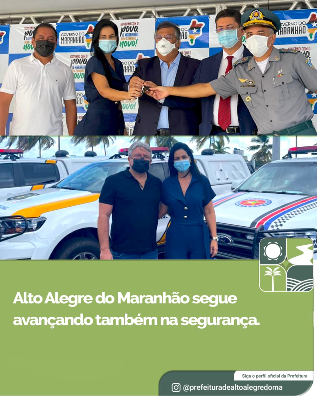 [SEGURANÇA] Investimentos e parcerias para levar mais segurança em Alto Alegre do Maranhão.