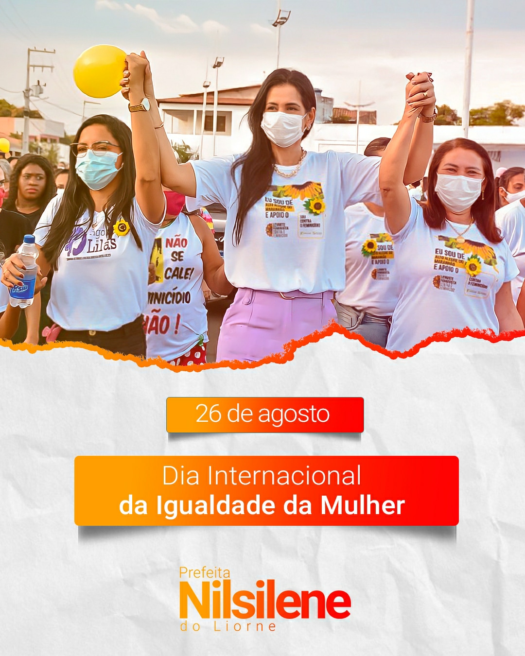 26 de agosto: Dia Internacional da Igualdade da Mulher