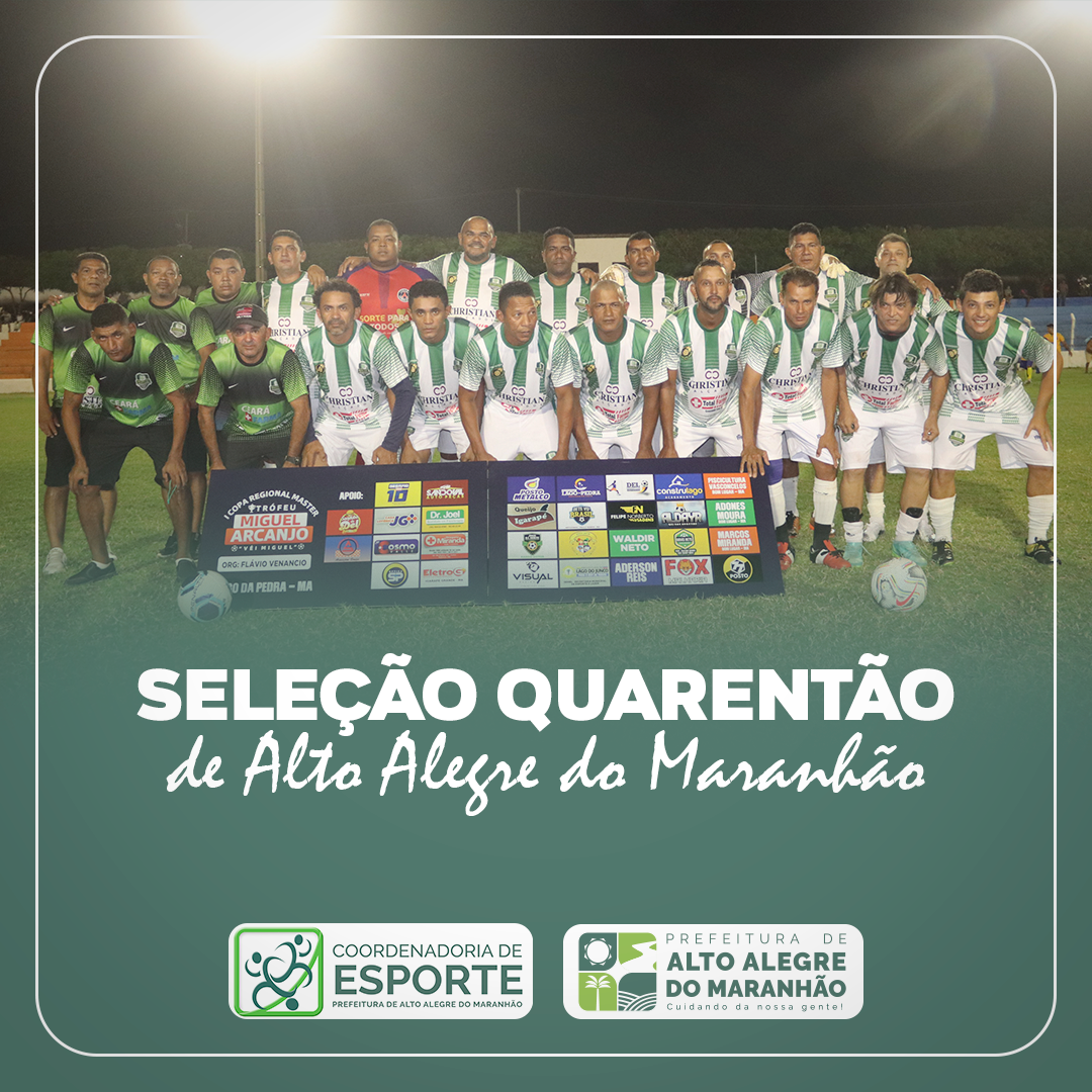 Seleção de Quarentão de Alto Alegre do Maranhão empata de 2 a 2 contra Bom Lugar na noite da última terça feira (07).