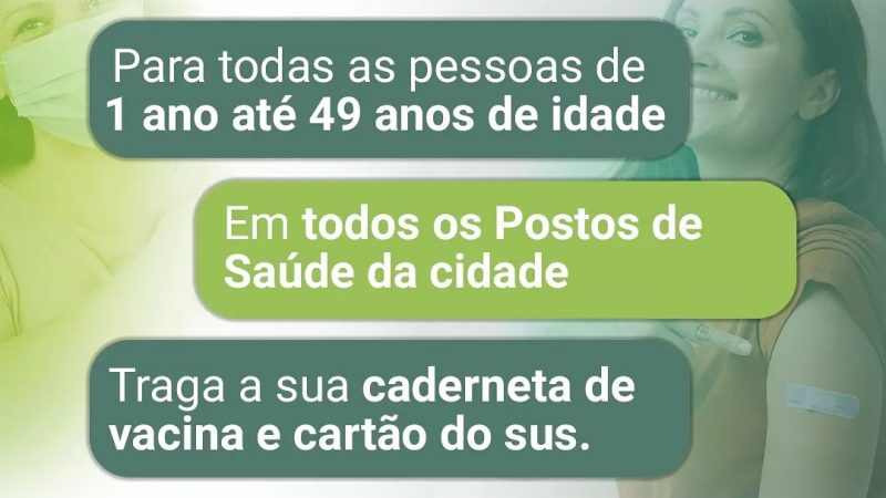 Já começou a vacinação contra o Sarampo em Alto Alegre do Maranhão