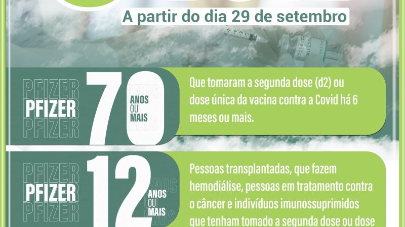 ATENÇÃO!! Chegou a terceira dose da vacina contra COVID-19 em Alto Alegre do Maranhão.