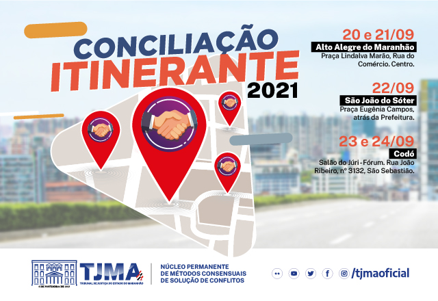 TJMA promove primeira edição de 2021 do projeto Conciliação Itinerante 