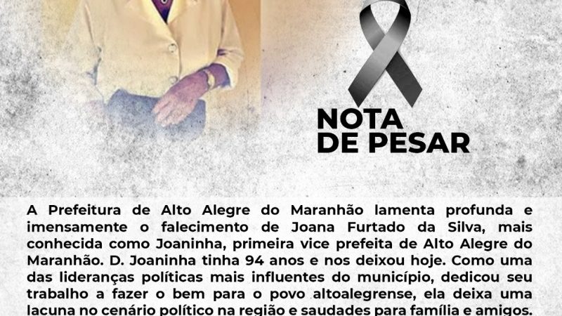 NOTA DE PESAR