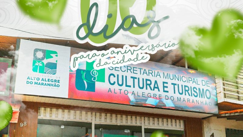 A Prefeitura de Alto Alegre do Maranhão está em contagem regressiva para o melhor aniversário que a cidade já teve