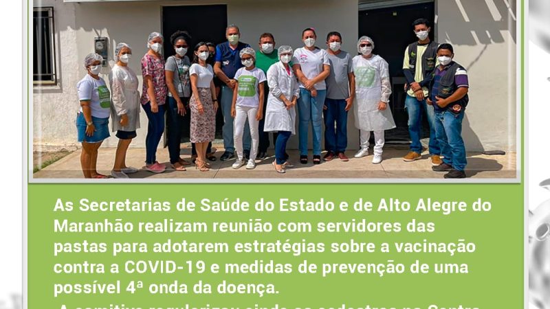 A Secretaria Municipal de Saúde teve a honra de receber a comitiva de Apoio Institucional Contra Covid 19, liderada por Dr. Sérgio Lopes, da Secretaria de Estado da Saúde