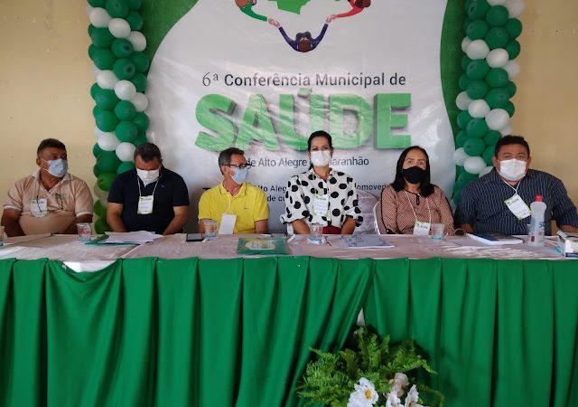 Prefeita Nilsilene do Liorne participa da 6ª Conferência Municipal de Saúde de Alto Alegre do Maranhão