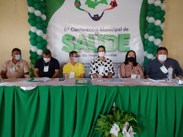 Prefeita Nilsilene do Liorne participa da 6ª Conferência Municipal de Saúde de Alto Alegre do Maranhão