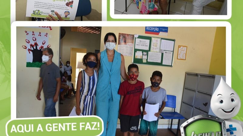 A vacina infantil já está disponível em Alto Alegre do Maranhão