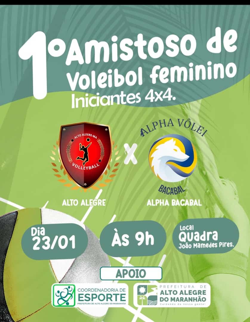 1° Amistoso de voleibol feminino iniciantes 4×4 em Alto Alegre do Maranhão
