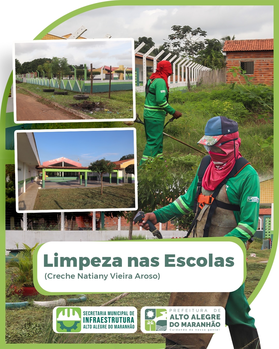 Limpeza nas Escolas: Prefeitura Municipal de Alto Alegre do Maranhão