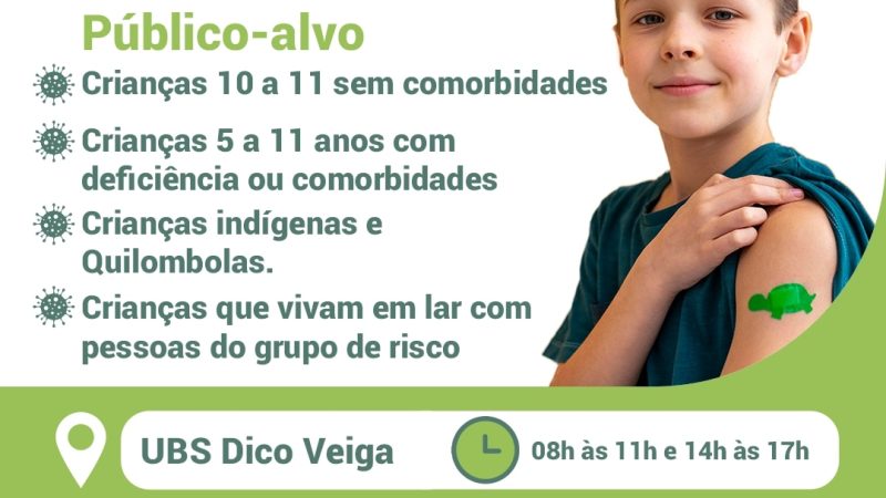 VACINA INFANTIL DISPONÍVEL