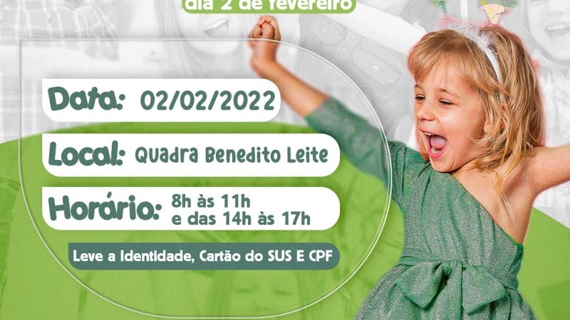 Prefeitura de Alto Alegre do Maranhão através da secretaria de saúde irá realizar dia (2) de fevereiro o bailinho da vacina!