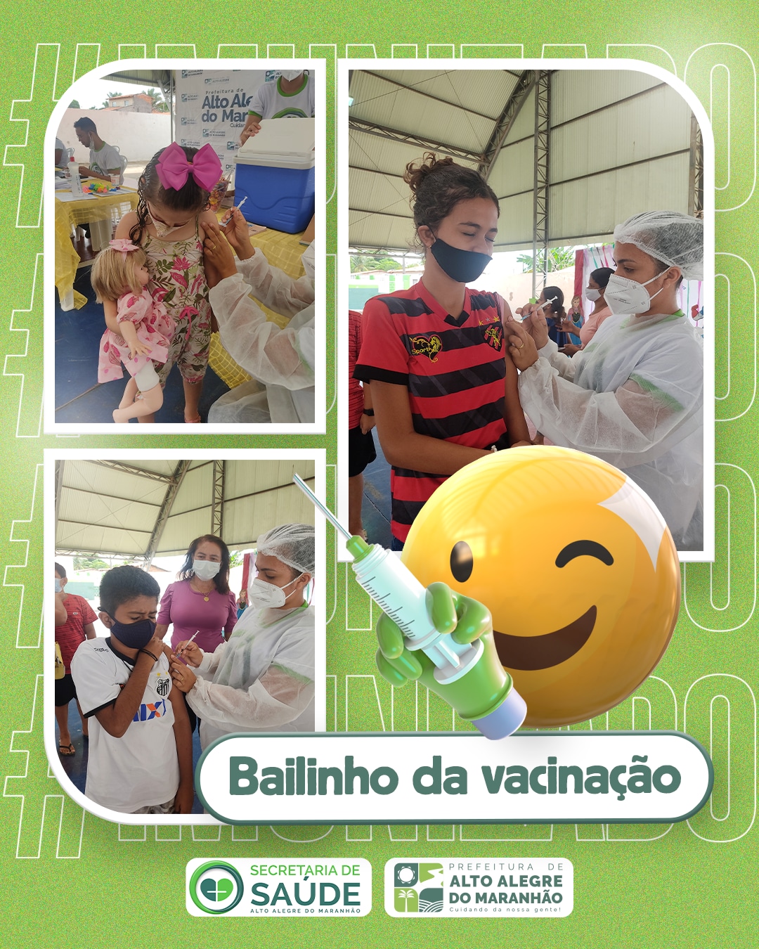 Prefeitura de Alto Alegre do Maranhão realiza bailinho da vacinação