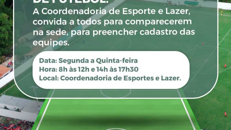 ATENÇÃO TÉCNICOS E RESPONSÁVEIS DE TIMES DE ALTO ALEGRE DO MARANHÃO